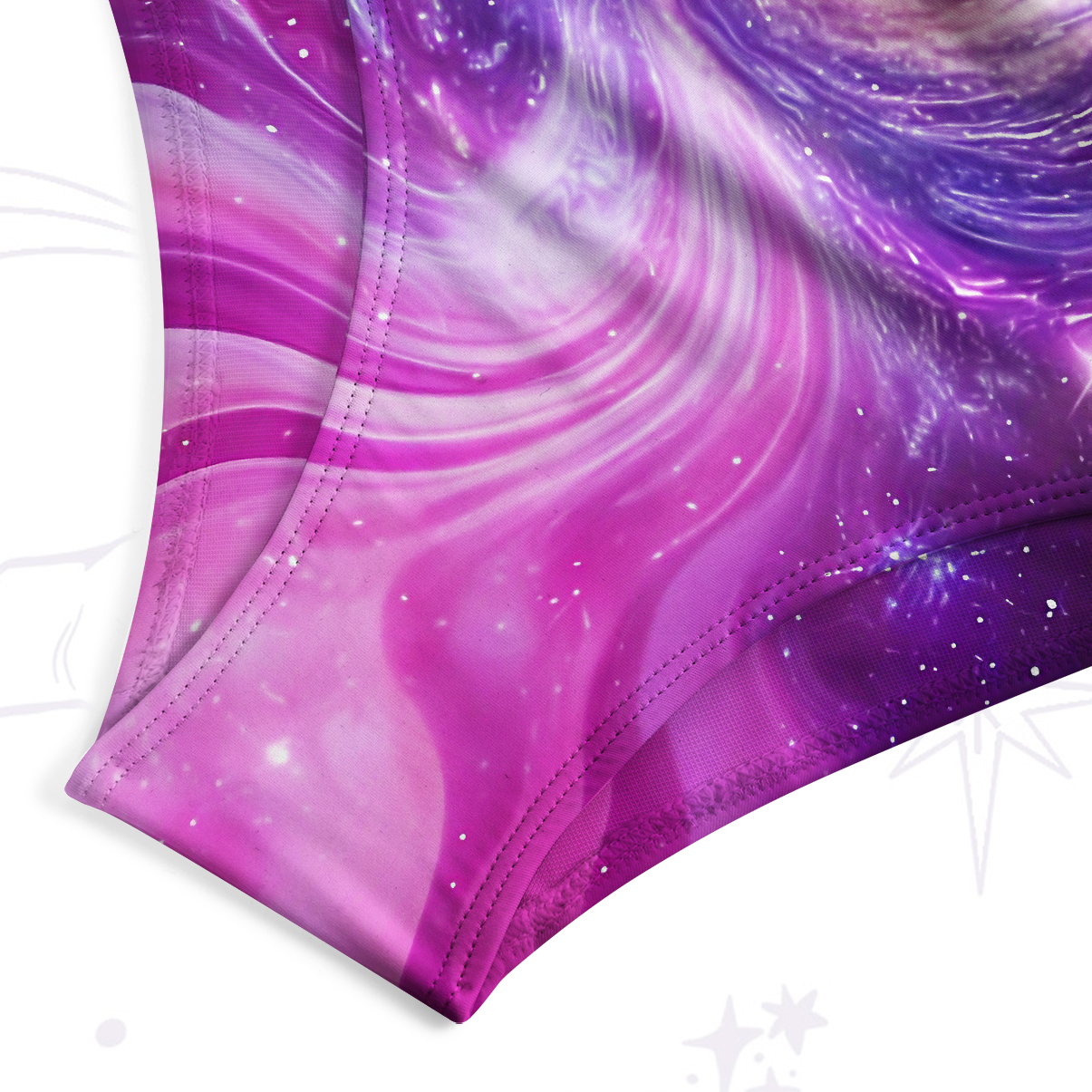 Purplehecate Cosmic Heart Tank One Piece Swimsuit