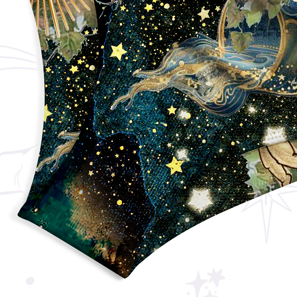 Purplehecate Garden of the Celestial Witch Tank One Piece Swimsuit