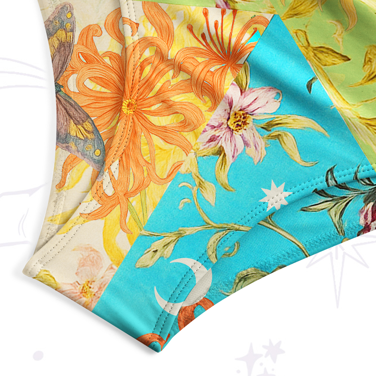 Purplehecate Sun Garden Tank One Piece Swimsuit