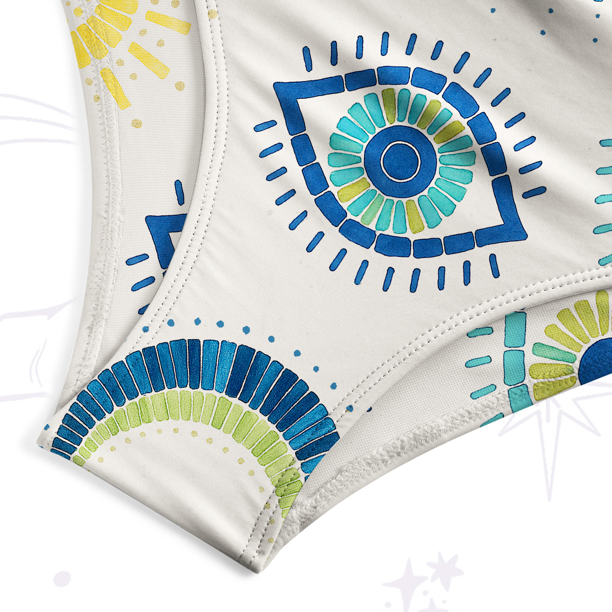 Purplehecate Sun Eye Tank One Piece Swimsuit