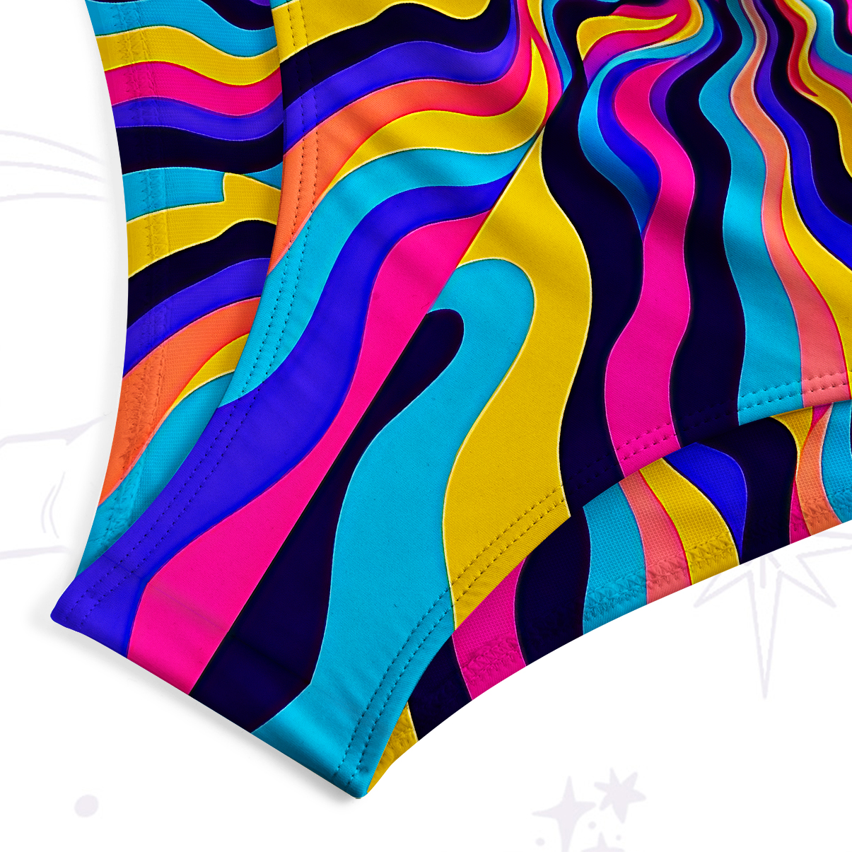 Purplehecate Psychedelic Bloom Tank One Piece Swimsuit
