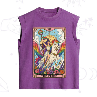 Purplehecate The Pride Tarot Card Vintage Washed Tank