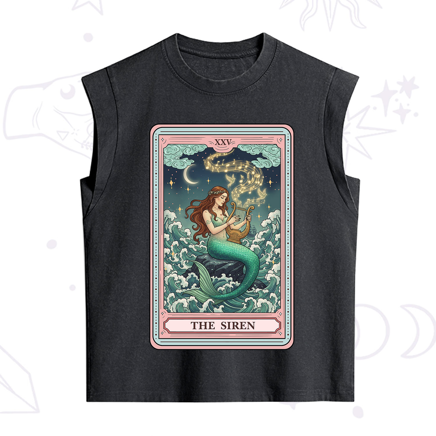 Purplehecate The Siren Tarot Vintage Washed Tank