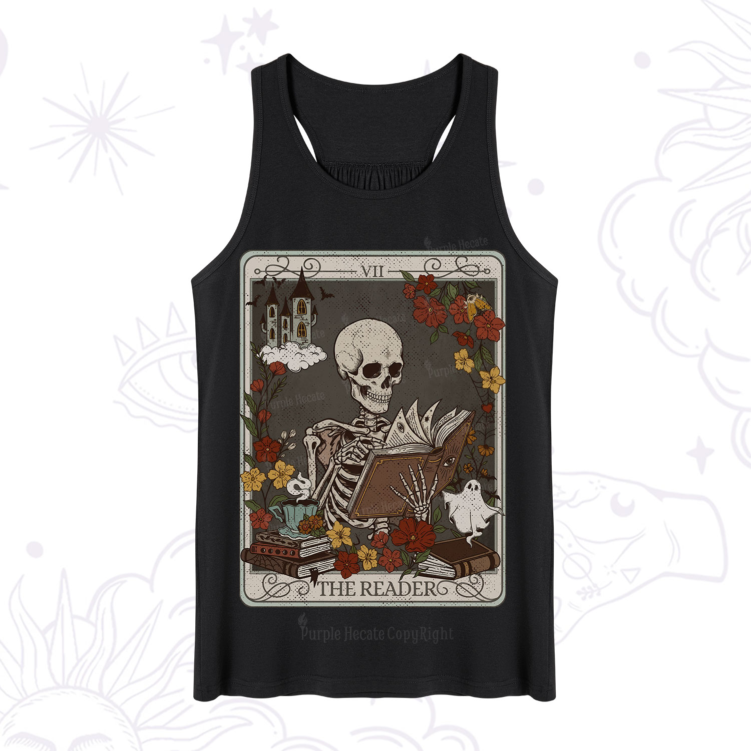 Purplehecate The Reader Tarot Card Tank