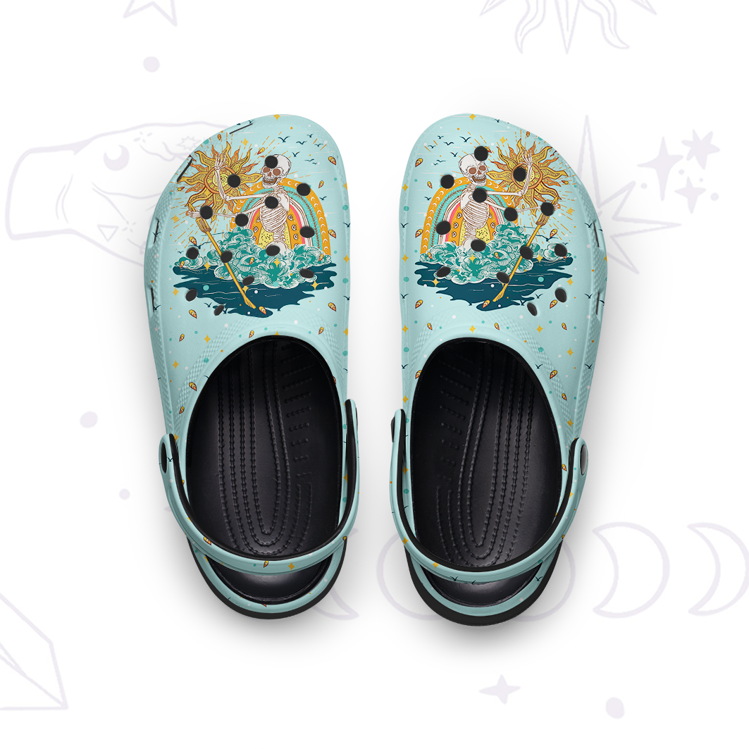 Purplehecate The Audacity Tarot Card Rubber Clogs