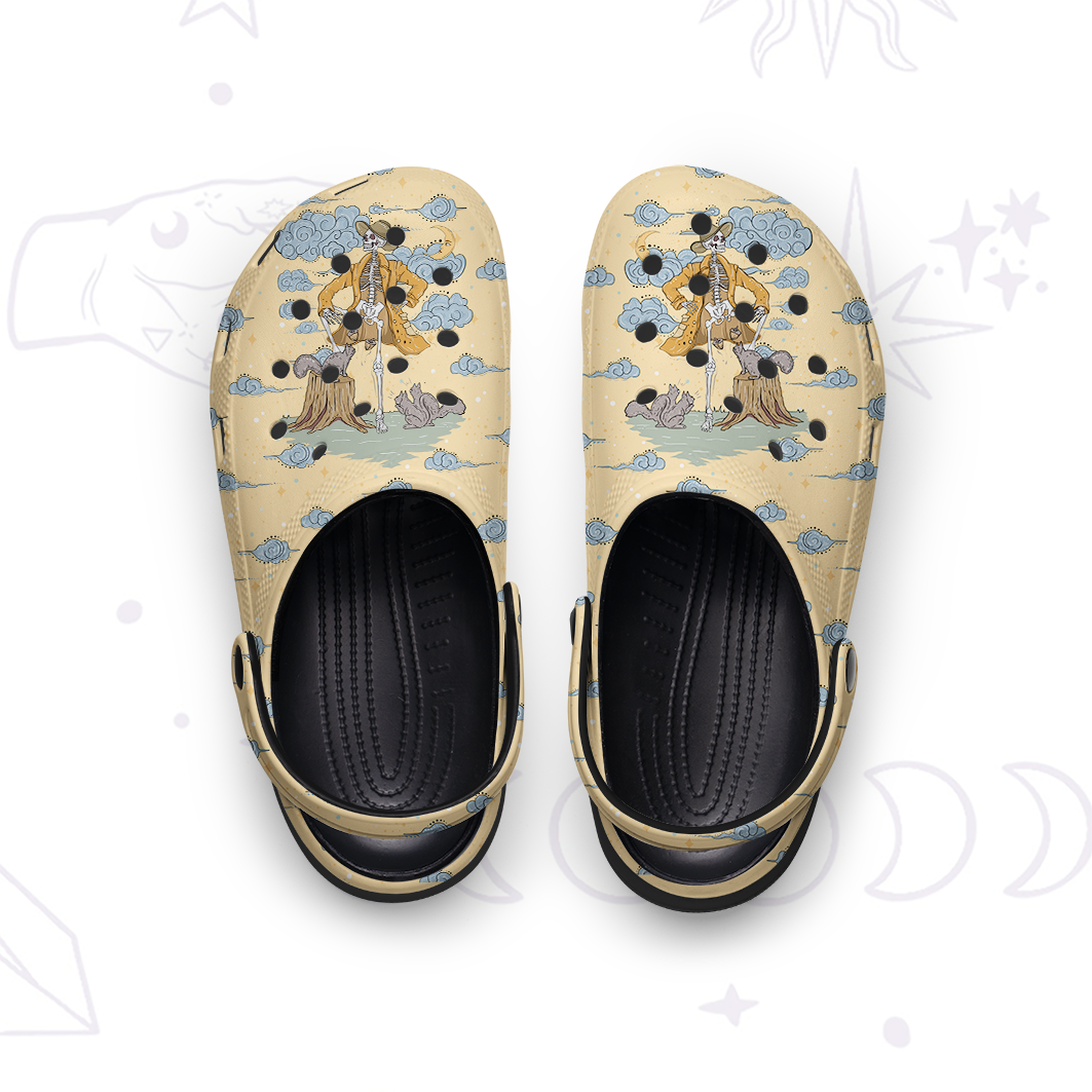 Purplehecate The Two Of Deez Tarot Rubber Clogs