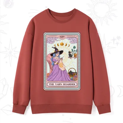 Purplehecate The Yarn Hoarder Tarot Sweatshirt