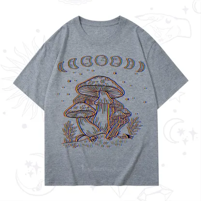 Purplehecate Mushroom and Moon T-Shirt
