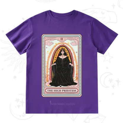 Purplehecate The High Priestess Tarot T-Shirt