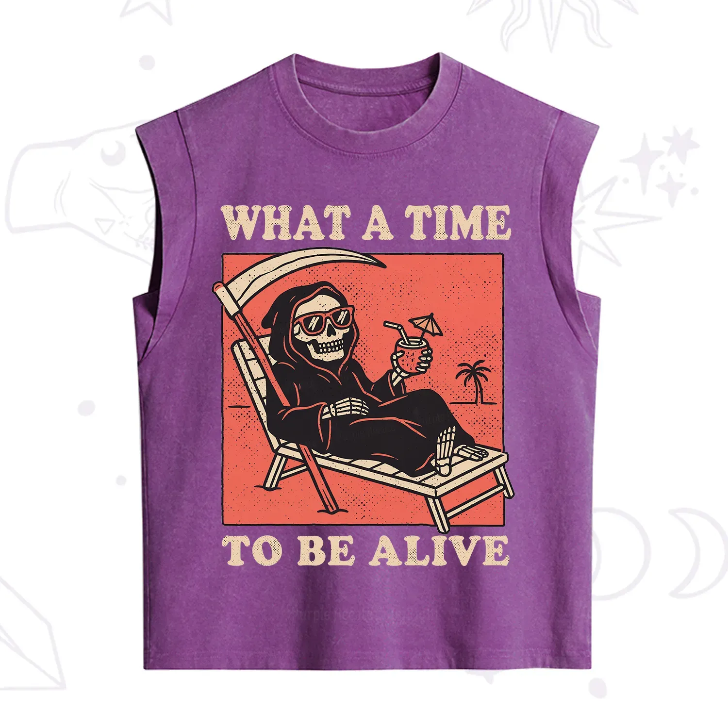 Purplehecate What A Time To Be Alive Vintage Washed Tank