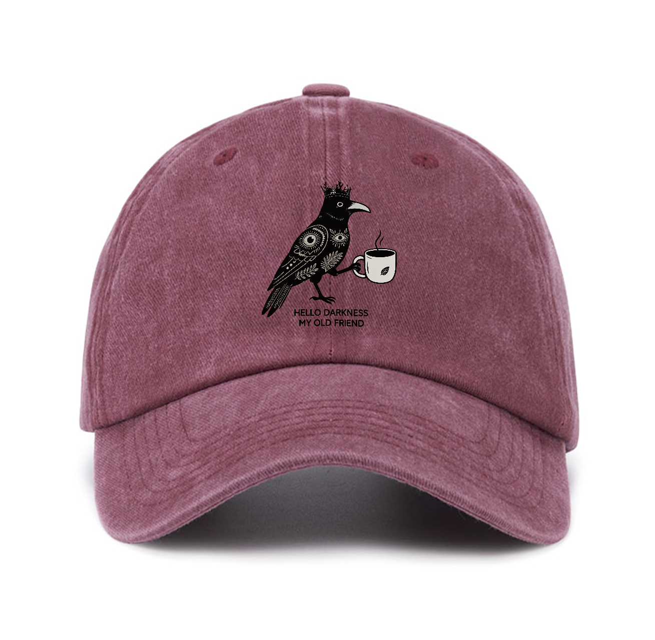 Purplehecate Hello Darkness My Old Friend Baseball Cap