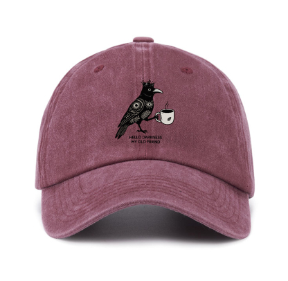 Purplehecate Hello Darkness My Old Friend Baseball Cap