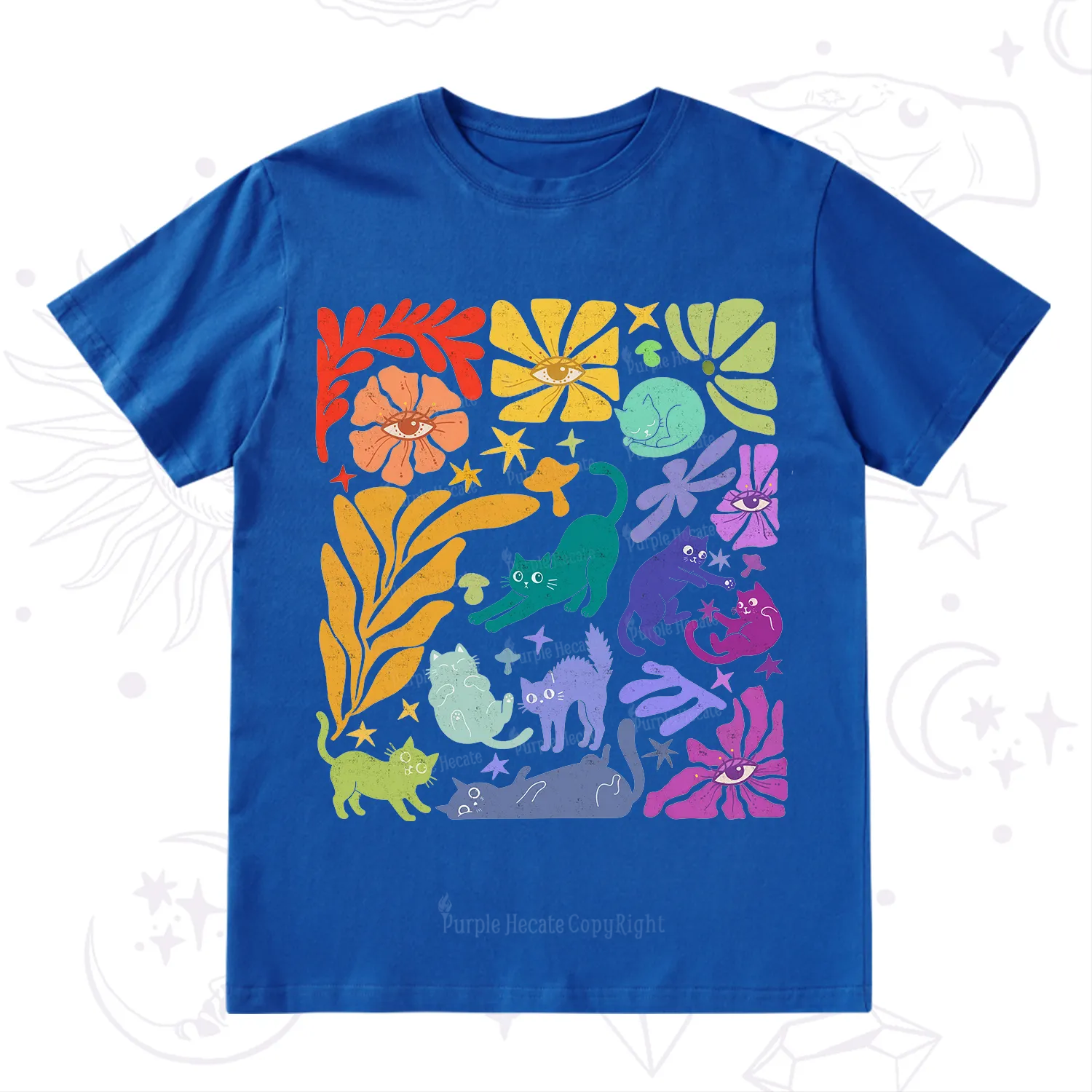 Purplehecate Rainbow Pride Cats T-Shirt