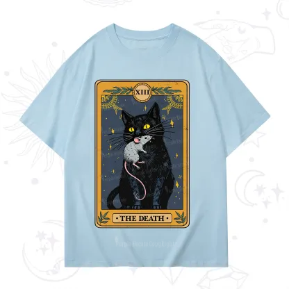 Purplehecate The Death Tarot Cat T-Shirt