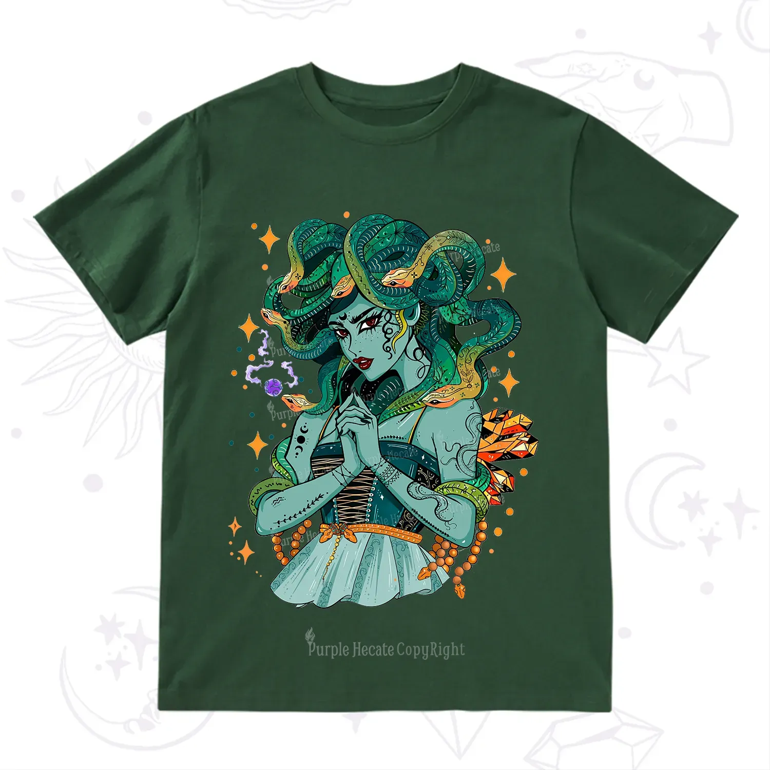 Purplehecate The Gorgon Medusa T-Shirt