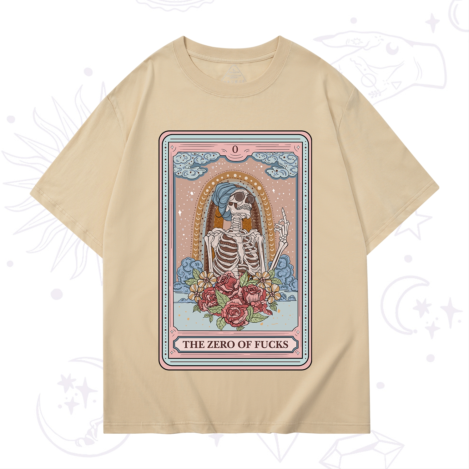 Purplehecate The Zero Of Fucks Tarot Card T-Shirt