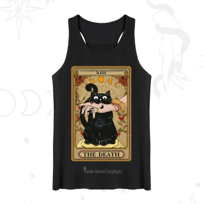 Purplehecate The Death Tarot Black Cat Tank