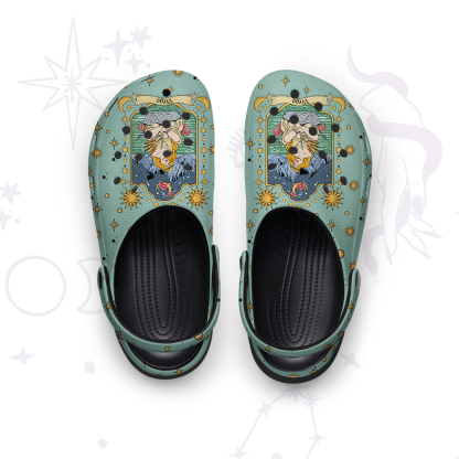 Purplehecate Virgo Zodiac Rubber Clogs