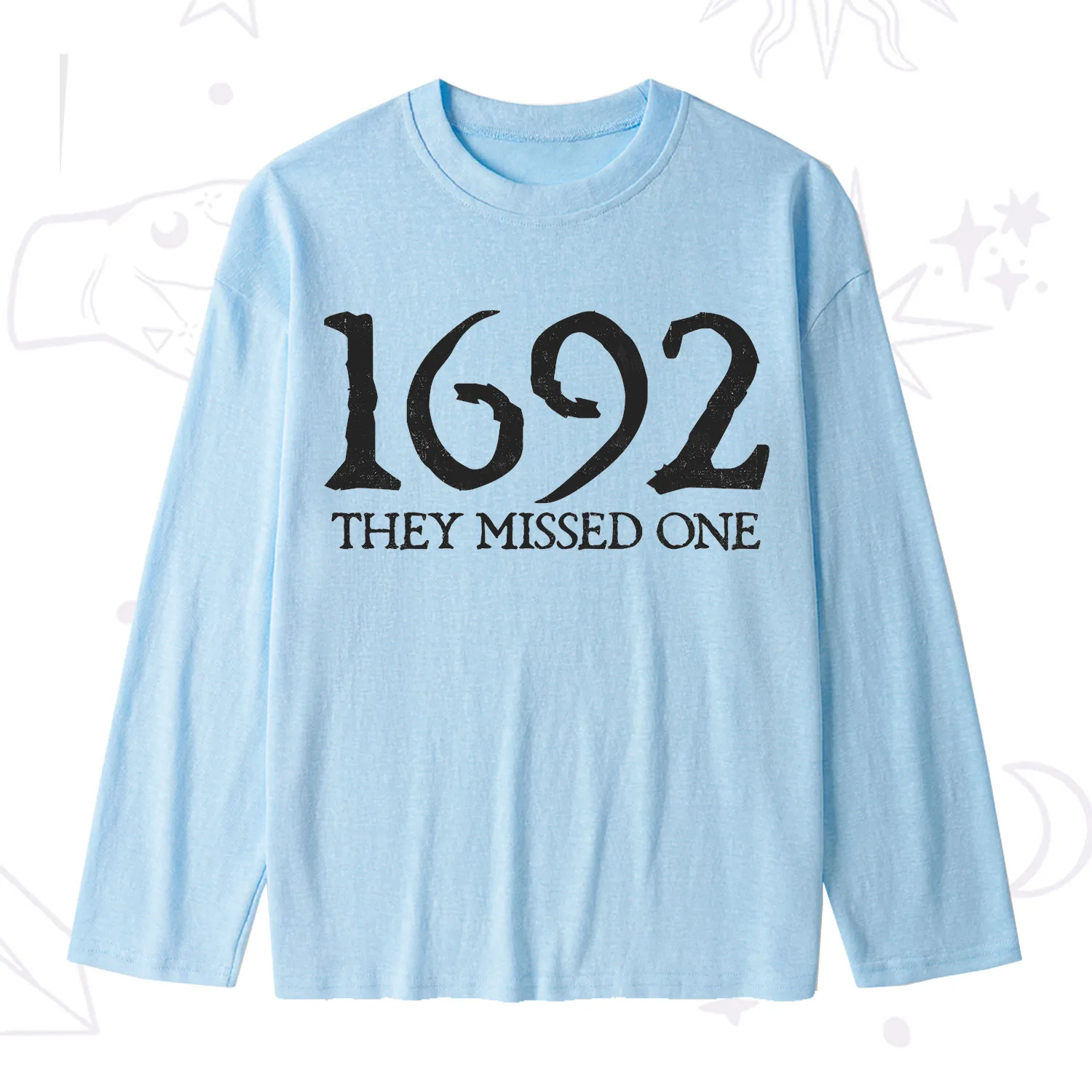Purplehecate 1692 They Missed One Slub Long Sleeve T-Shirt