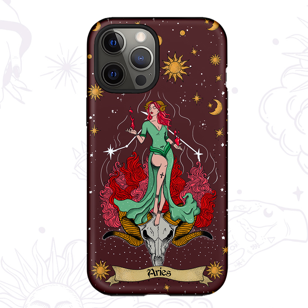 Purplehecate Aries Zodiac Phone Case