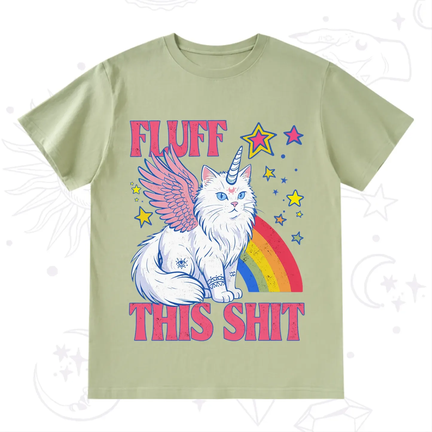 Purplehecate Fluff This Sh*t Cat T-Shirt