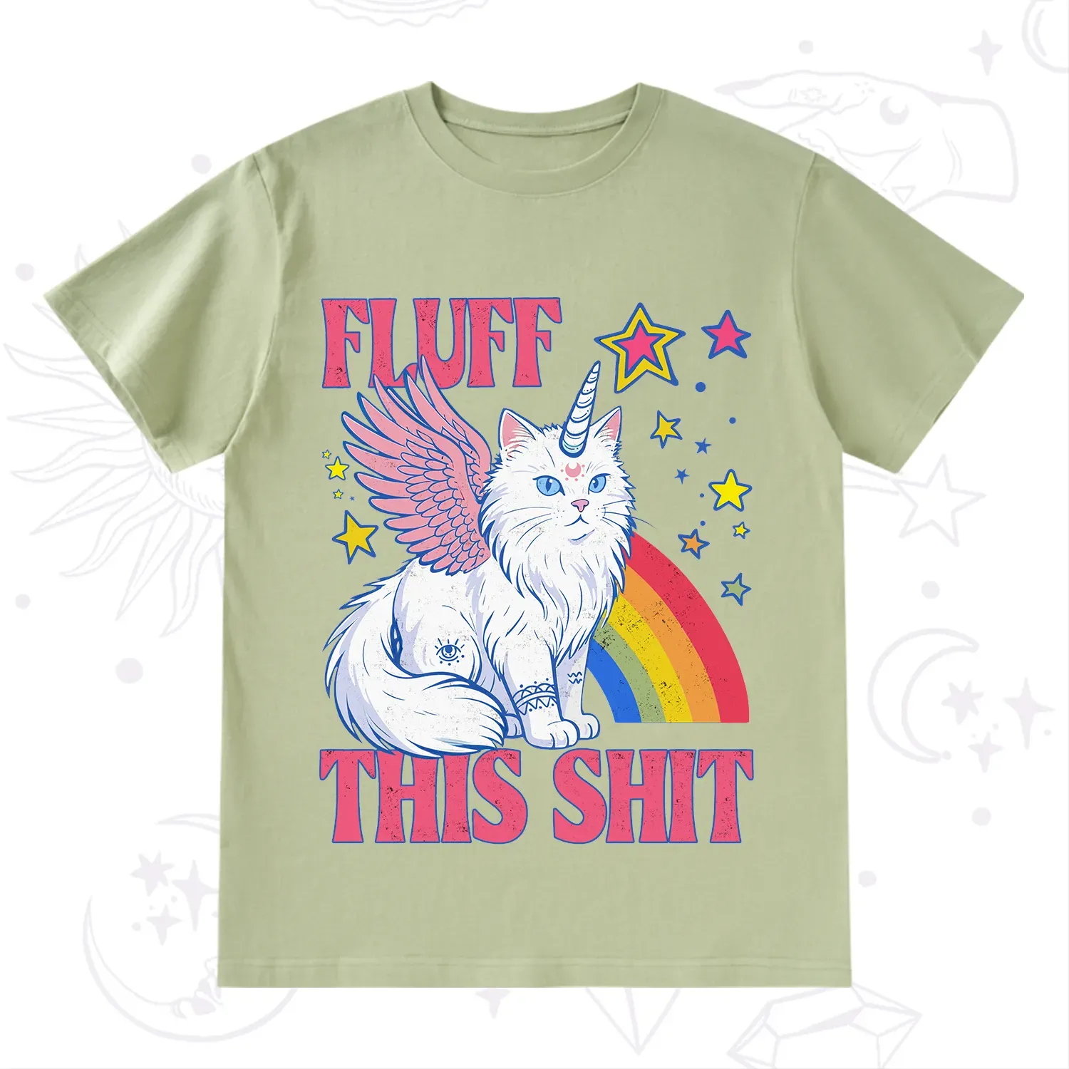Purplehecate Fluff This Sh*t Cat T-Shirt
