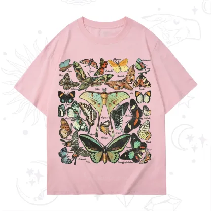 Purplehecate Vintage Butterfly & Moth T-Shirt