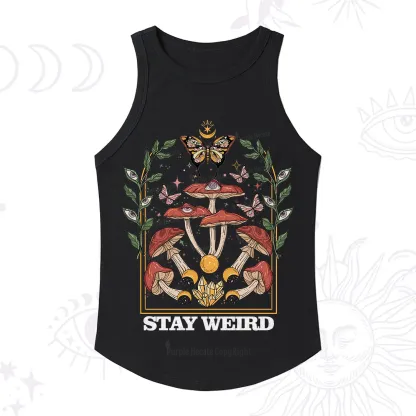 Purplehecate Stay Weird Racerback Tank Top
