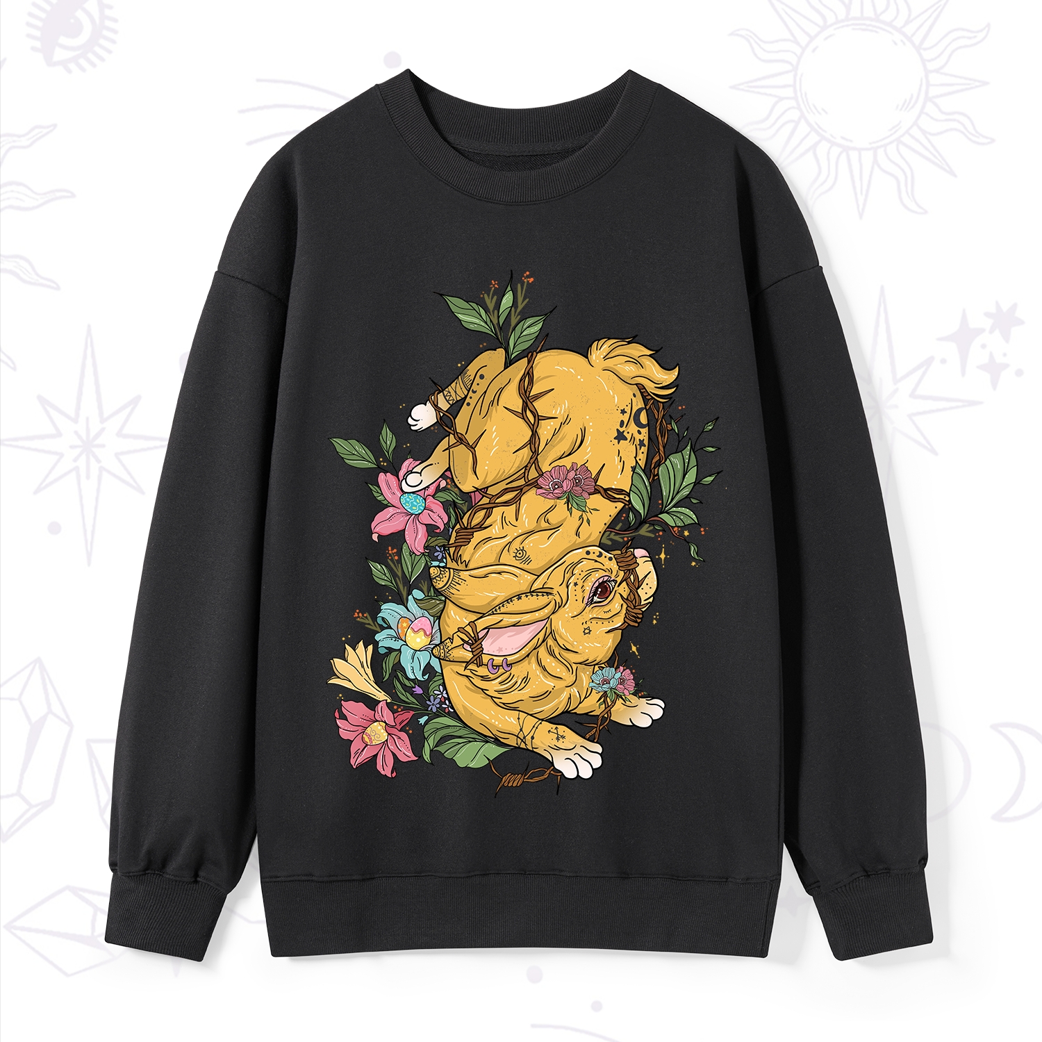 Purplehecate Thorn Bunny Easter Sweatshirt