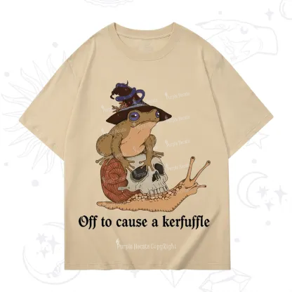 Purplehecate Off To Cause A Kerfuffle T-Shirt