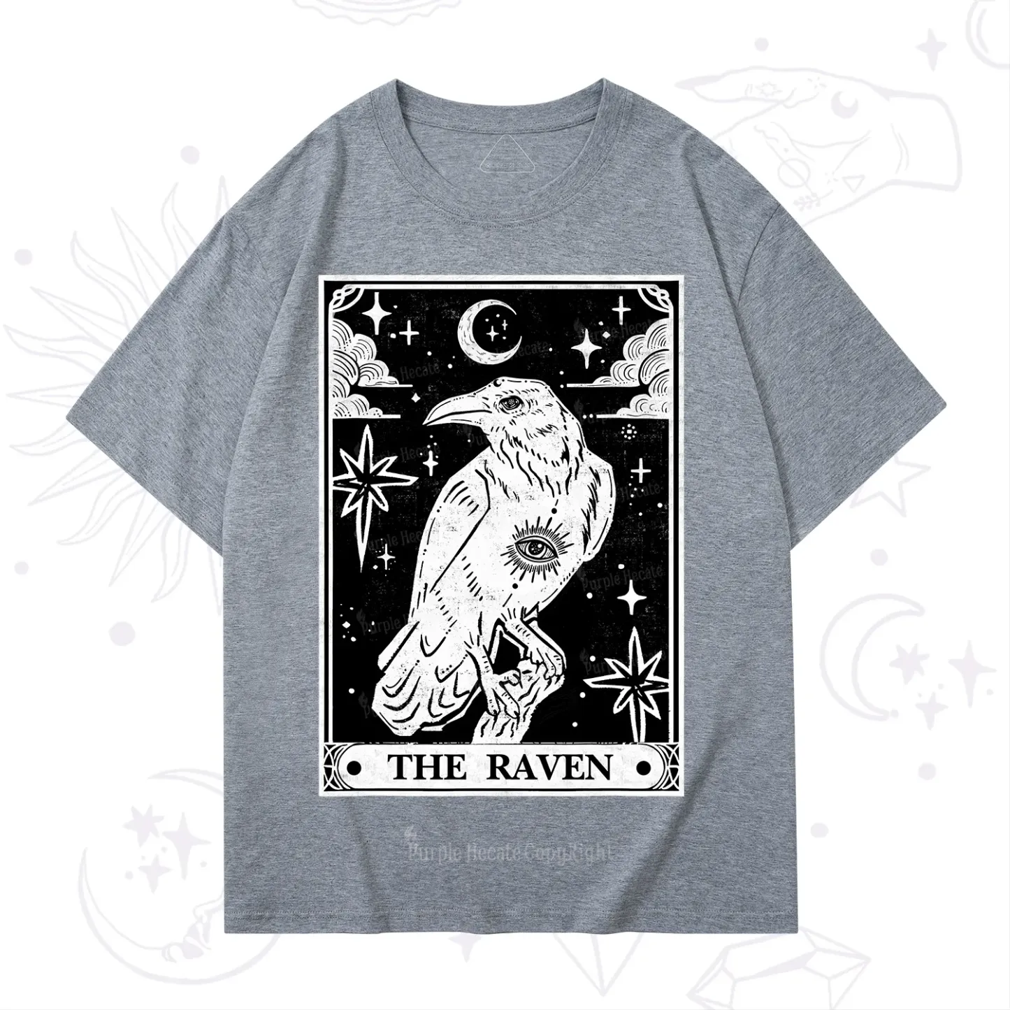 Purplehecate The Raven Tarot T-Shirt