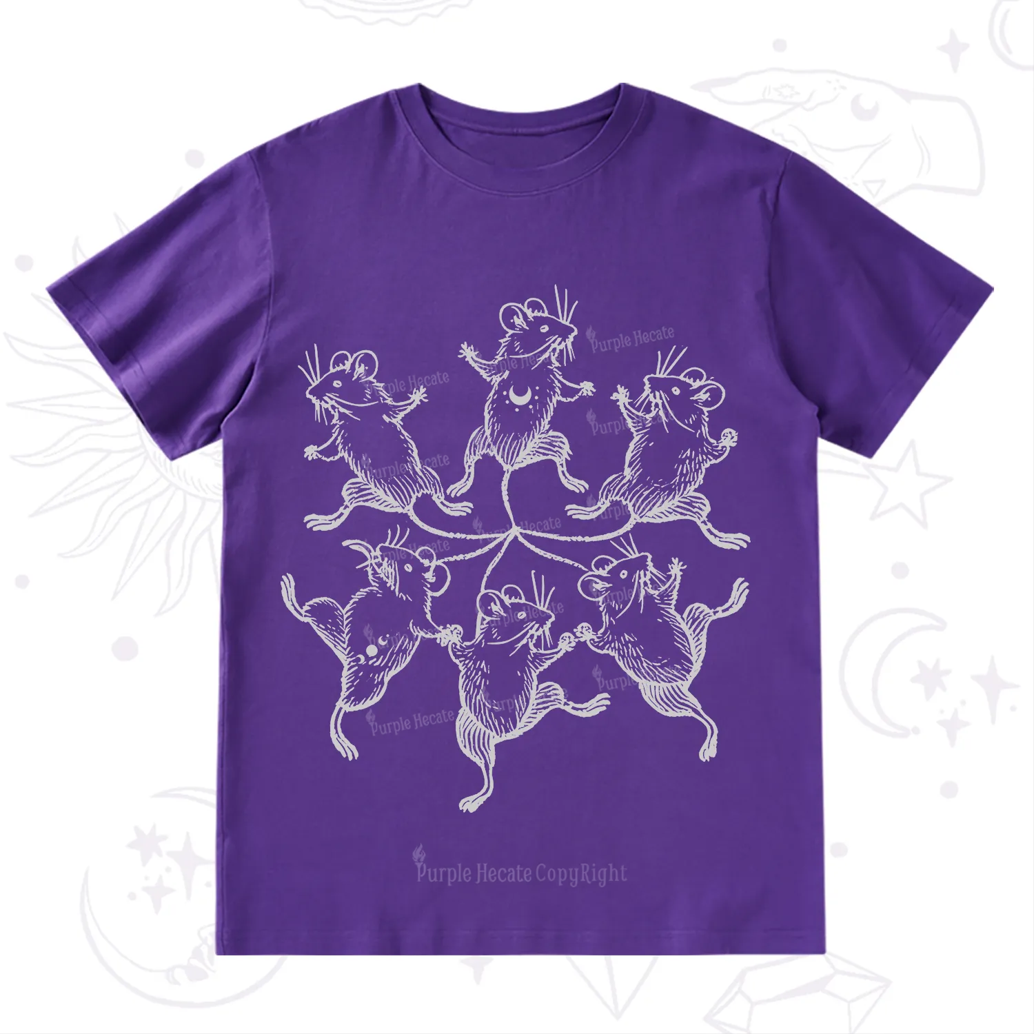 Purplehecate The Midnight Mouse Dance T-Shirt