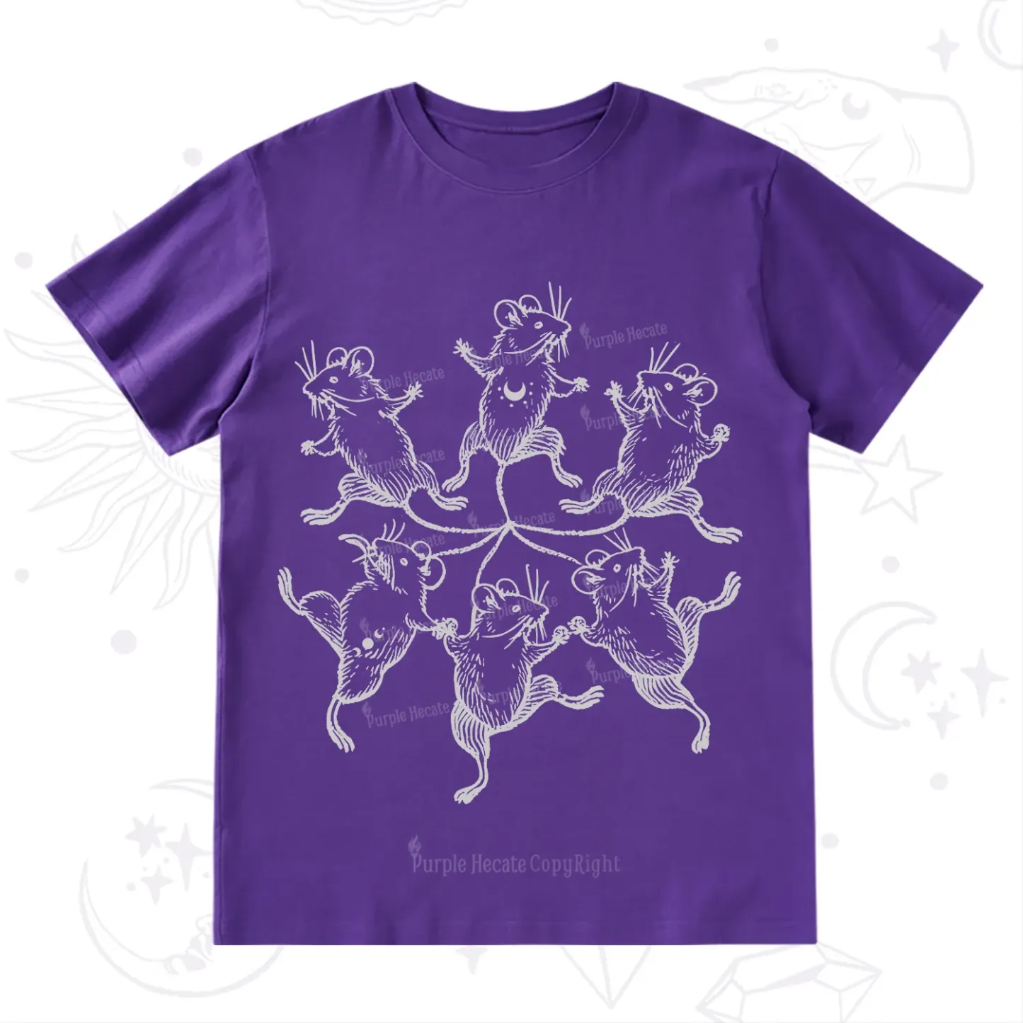 Purplehecate The Midnight Mouse Dance T-Shirt