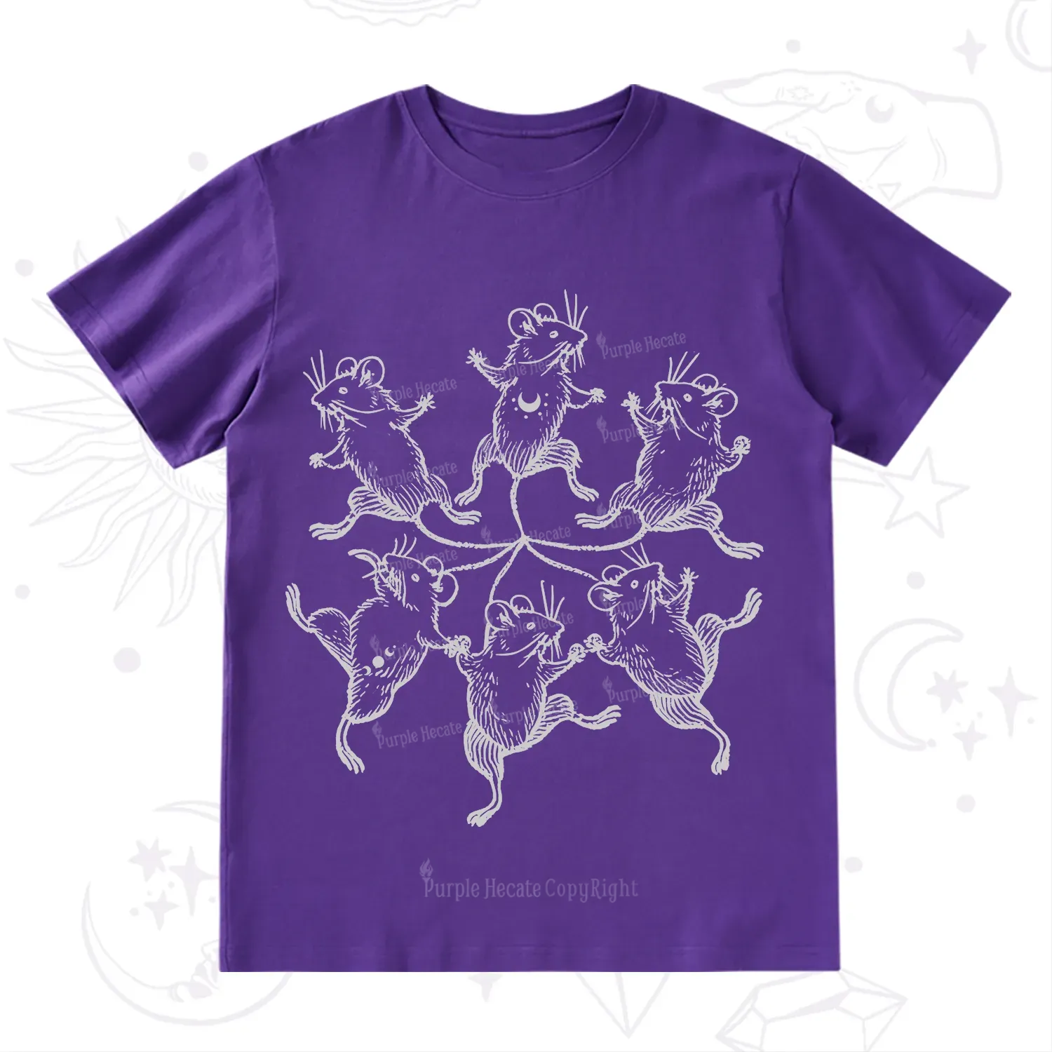 Purplehecate The Midnight Mouse Dance T-Shirt