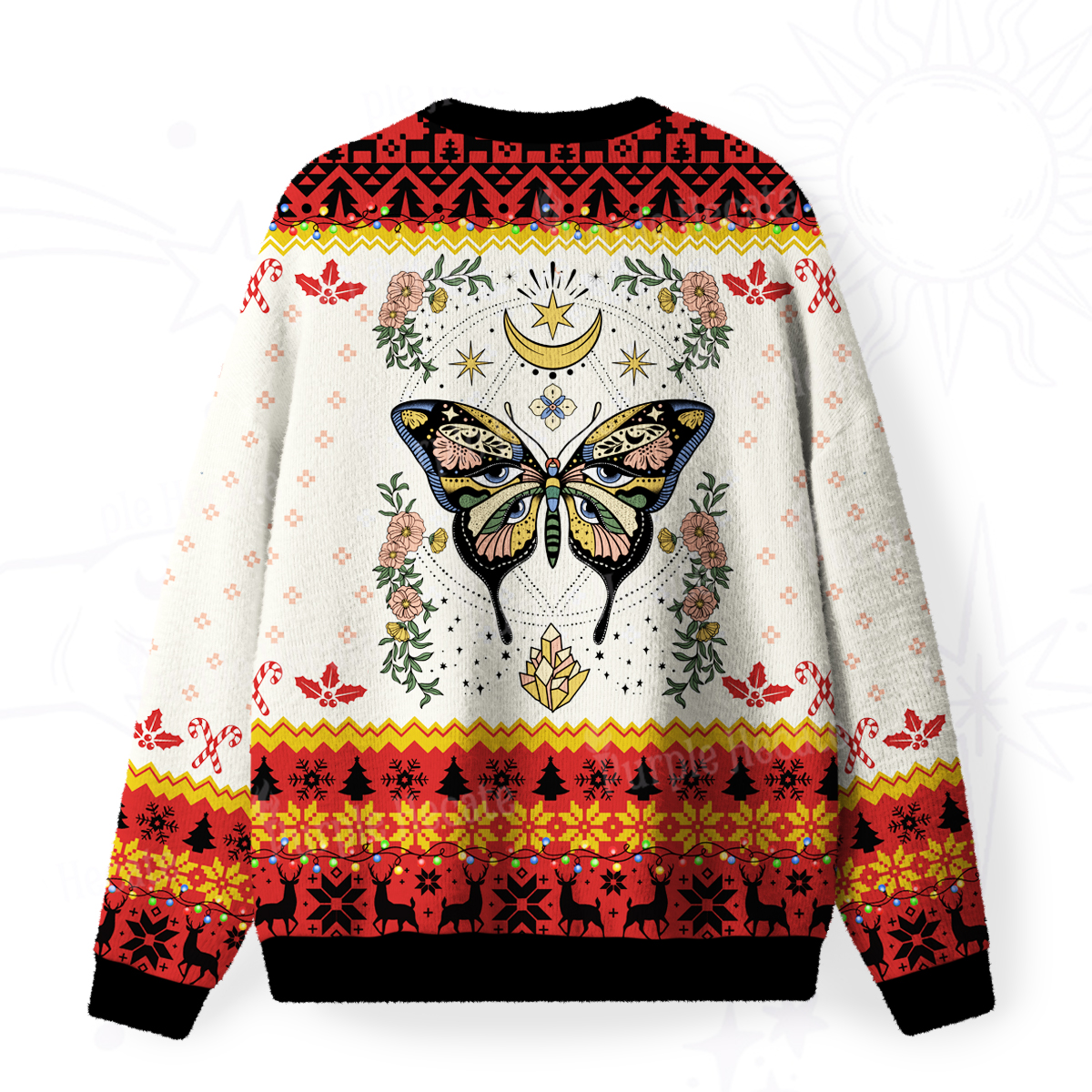 Purplehecate I Am Opening Fuzzy Ugly Christmas Sweatshirt