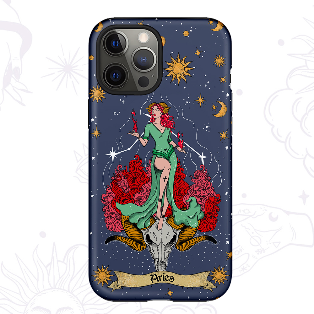 Purplehecate Aries Zodiac Phone Case