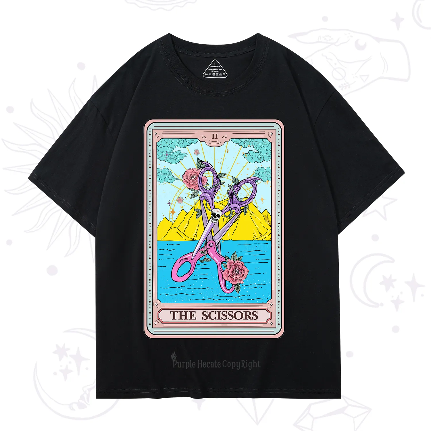 Purplehecate The Scissor Tarot Pride T-Shirt