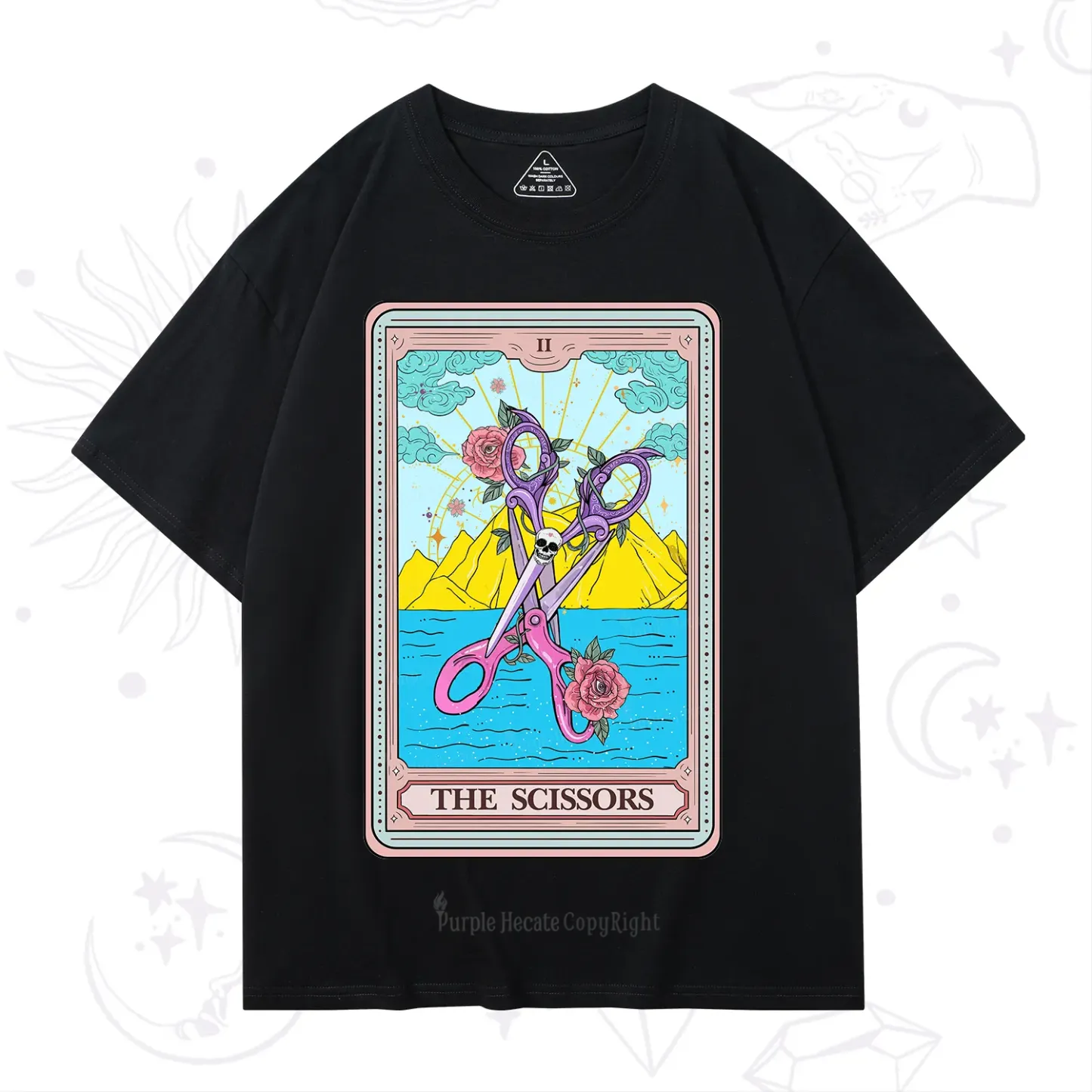 Purplehecate The Scissor Tarot Pride T-Shirt