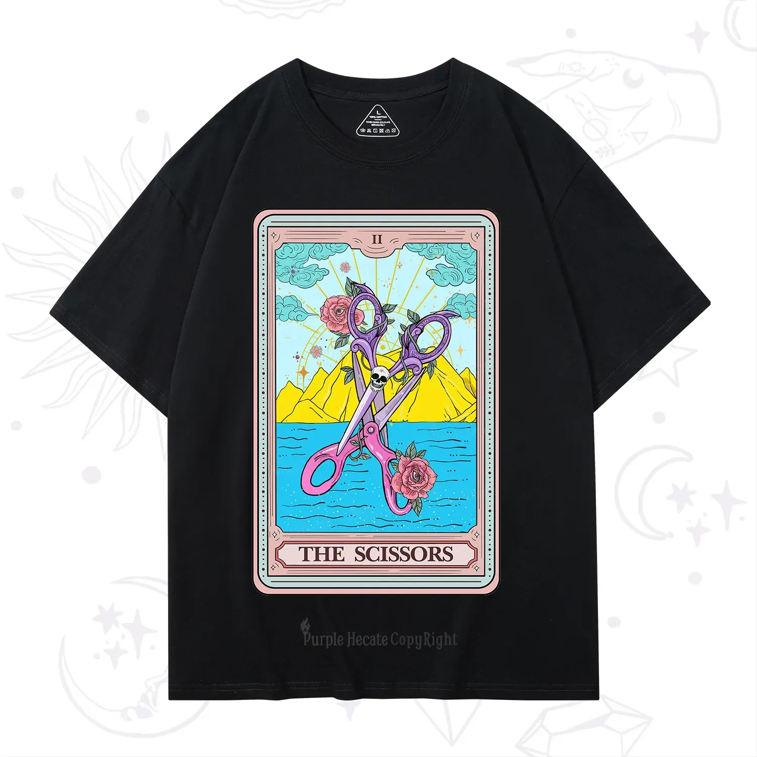 Purplehecate The Scissor Tarot Pride T-Shirt