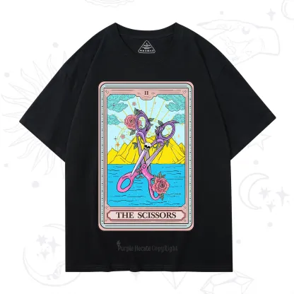 Purplehecate The Scissor Tarot Pride T-Shirt