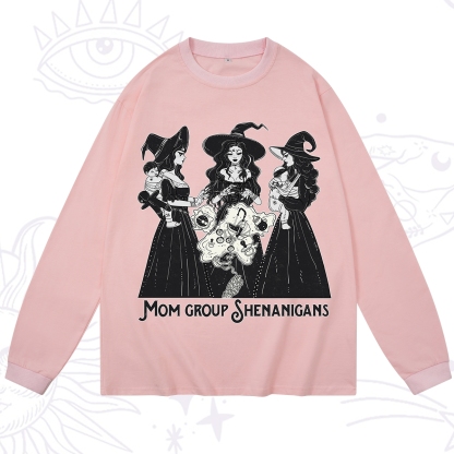 Purplehecate Mom Group Shenanigans Long Sleeve T-Shirt