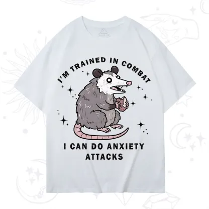Purplehecate Anixety Attack Opossum T-Shirt