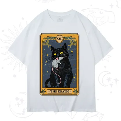 Purplehecate The Death Tarot Cat T-Shirt