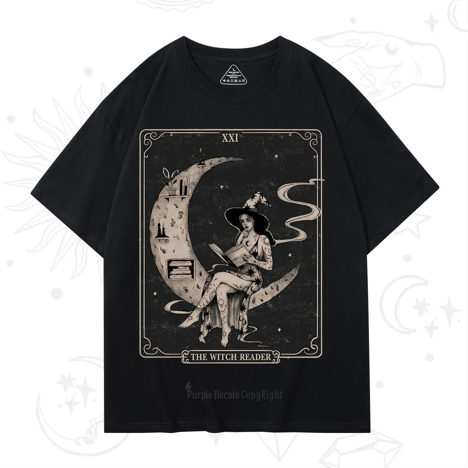 Purplehecate The Witch Reader T-Shirt