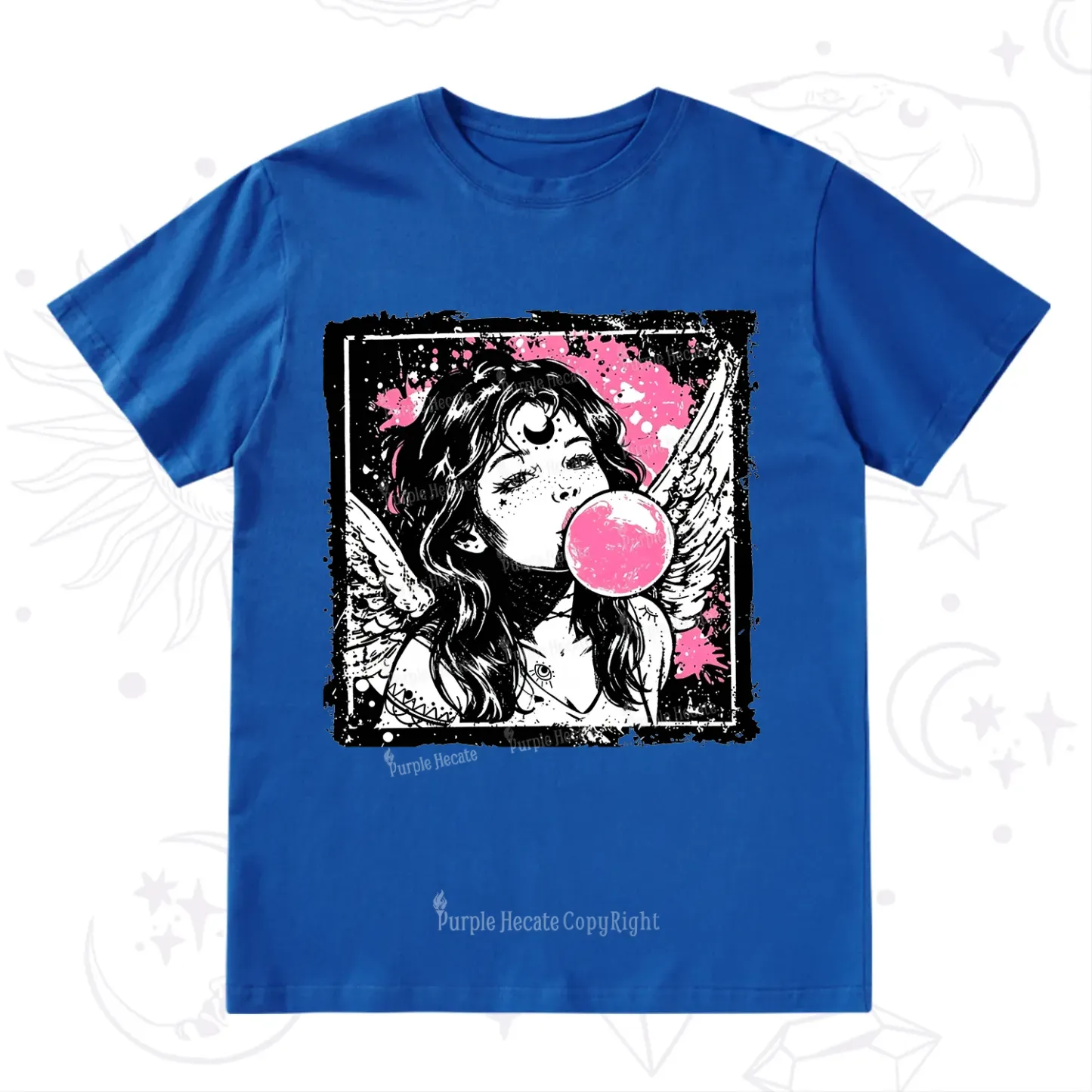 Purplehecate Grunge Angel with Bubblegum T-Shirt