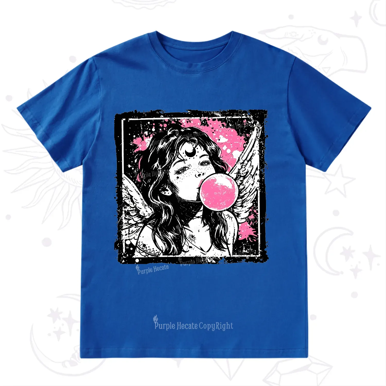 Purplehecate Grunge Angel with Bubblegum T-Shirt