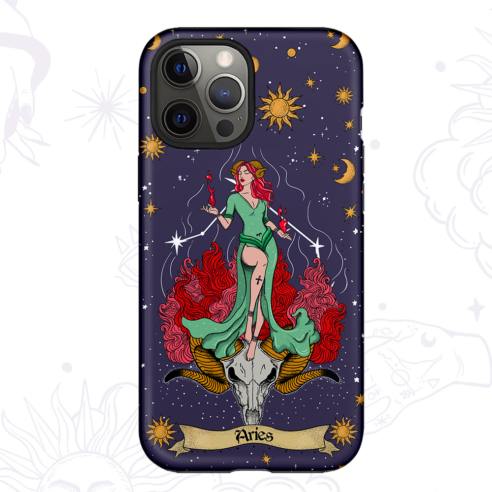 Purplehecate Aries Zodiac Phone Case
