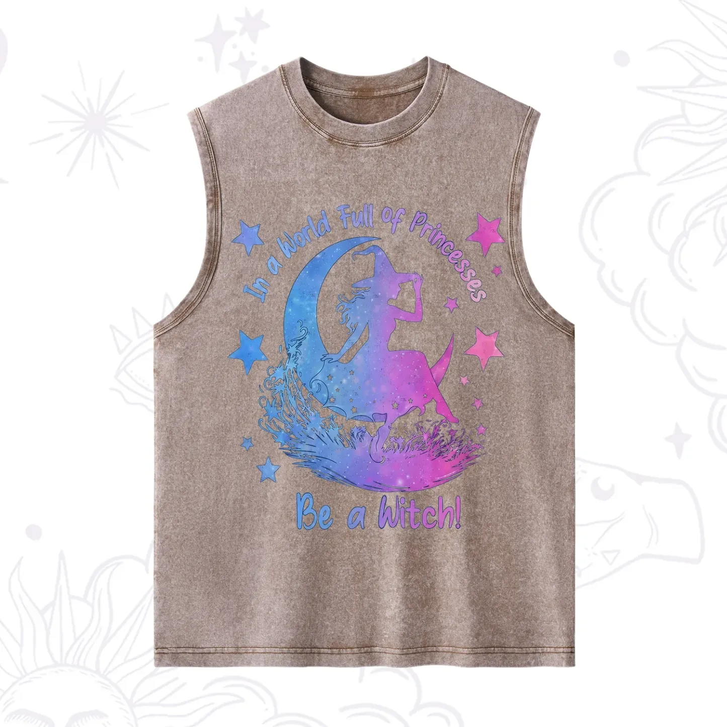 Purplehecate In a World Full of Princesses be a Witch Washed Tank