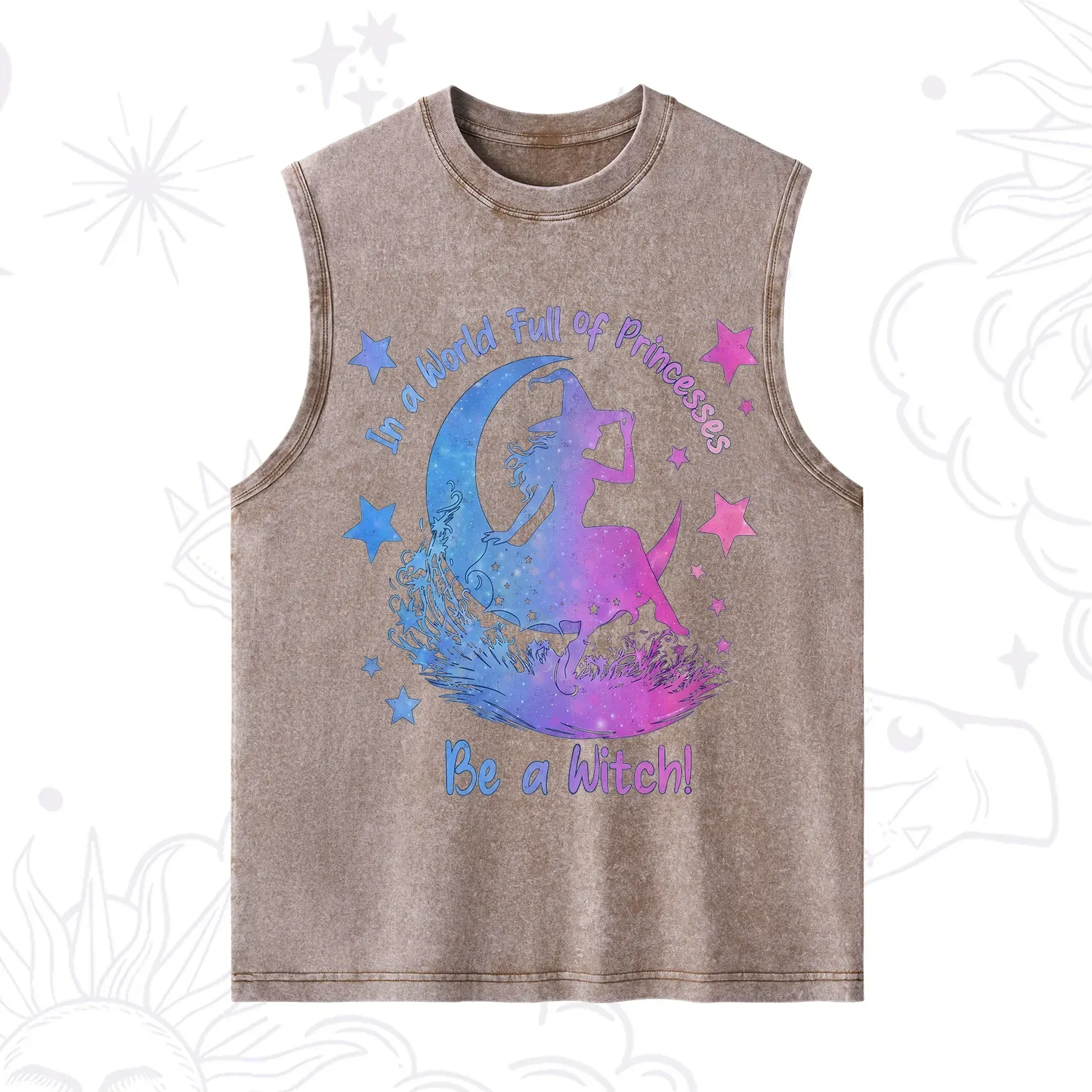 Purplehecate In a World Full of Princesses be a Witch Washed Tank