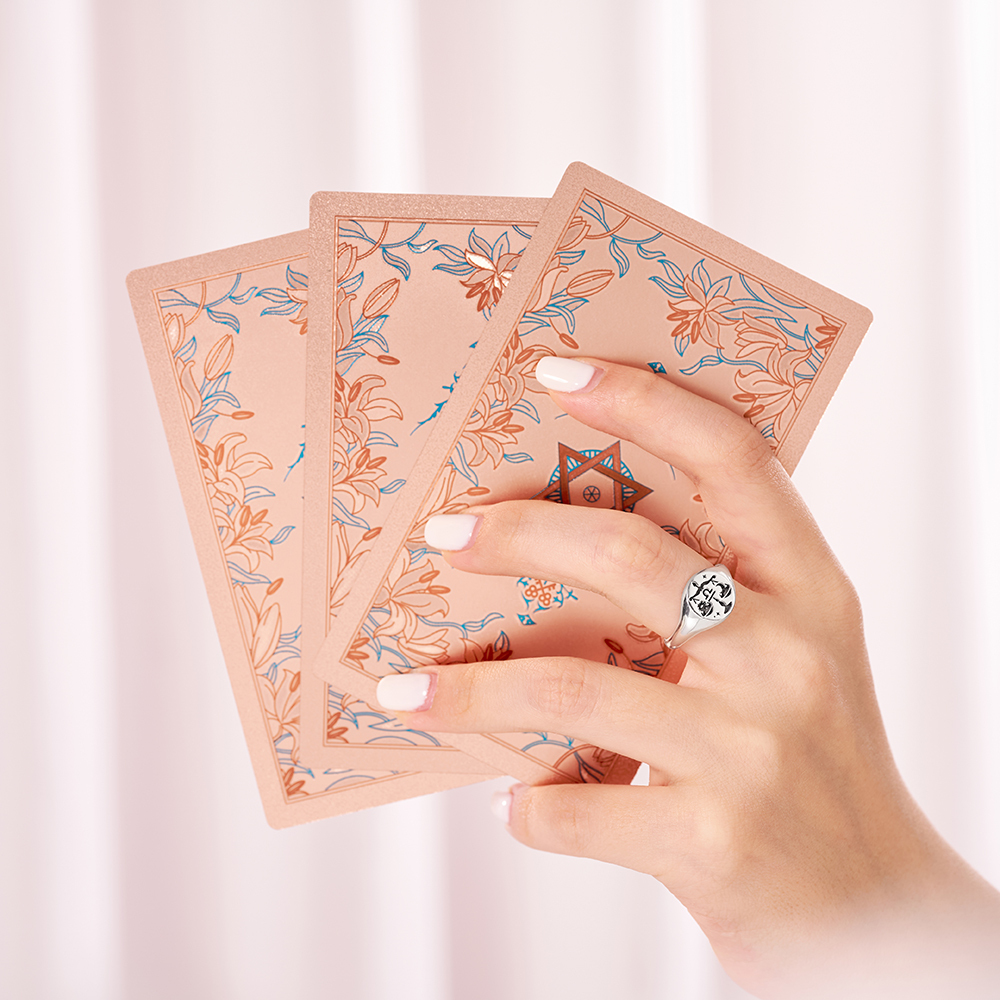 Purplehecate Libra Zodiac Sterling Silver Ring